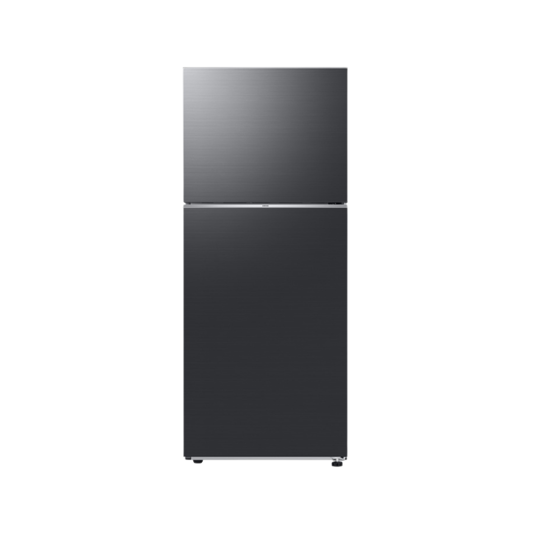 SAMSUNG Fridge, 393L, 2 Door Top Mount Freezer No Frost (Frost Free), Black