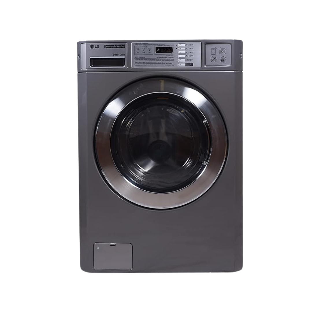 LG Washing Machine, 10kg, Full Auto Front Load Wash Only, Inox