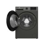 BEKO Washing Machine, 10Kg, Full Auto Front Load Wash Only, Manhaten Gray