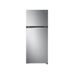 LG Fridge 395L, 2 Door Top Mount Freezer No Frost (Frost Free), Black Steel