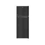 MIKA Fridge, 138L, 2 Door Top Mount Freezer Defrost (Direct Cool), Inox Dark Matt