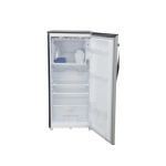 MIKA Fridge, 150L, Single Door Defrost (Direct Cool), Line Silver Dark