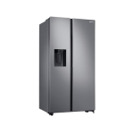 SAMSUNG Fridge, 635L, 2 Door Side By Side No Frost (Frost Free), Silver