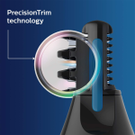 PHILIPS Nose Trimmer Series 3000 - Trim nose, ear & brows hair with maximum comfort, Precision Trim