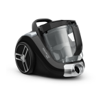 TEFAL Vacuum Cleaner, Cansiter, Bagless, 550W, Black & Gris Plume