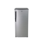 MIKA Fridge, 150L, Single Door Defrost (Direct Cool), Line Silver Dark