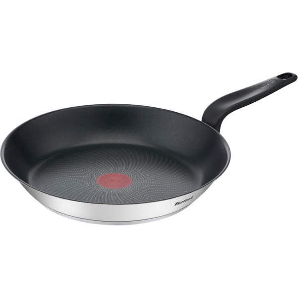 TEFAL Primary Stainless Steel With Non Stick Interior Coated Frypan 30Cm