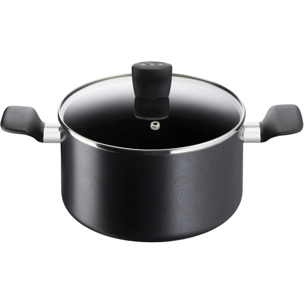 TEFAL Super Cook Aluminium Non Stick Ptfe Stew Pot 22 Cm + Lid