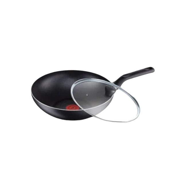 TEFAL Super Cook Aluminium Non Stick Ptfe Wok Pan 28Cm