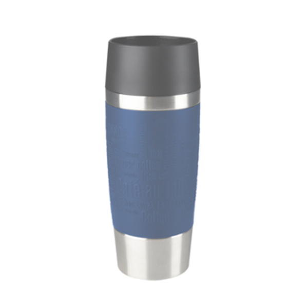 TEFAL Travel Mug, 0.36L, Blue Silver