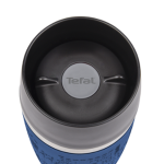 TEFAL Travel Mug, 0.36L, Blue Silver