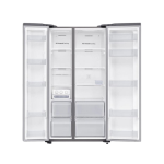 SAMSUNG Fridge, 647L, 2 Door Side By Side No Frost (Frost Free), Silver