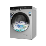 MIKA Washing Machine, 8Kg, Fully Automatic, Front Load, Dark Silver