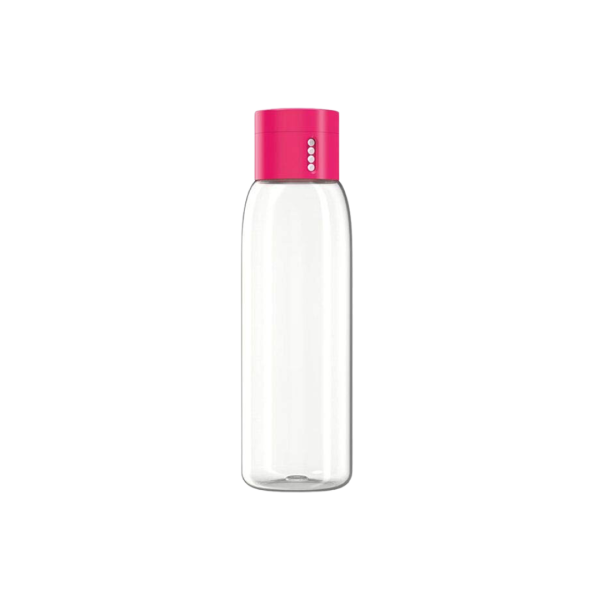 JOSEPH JOSEPH Dot Hydration Tracking Water Bottle 600Ml-Pink