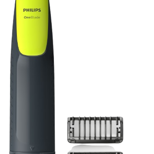 PHILIPS One Blade - Shaver, trim and create lines, for any length of hair, with 2x click on stubble