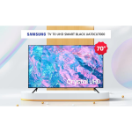 SAMSUNG 70" LED TV, CU Series 7, 4K UHD Smart Digital