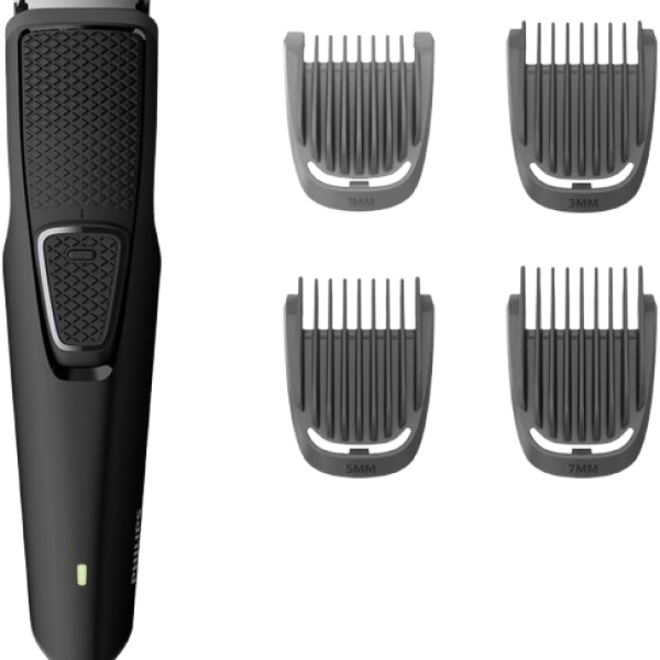 PHILIPS BEARD TRIMMER CLOSED BOX- Self sharpening stainless steel blades, 60 min cordless use/8h charge