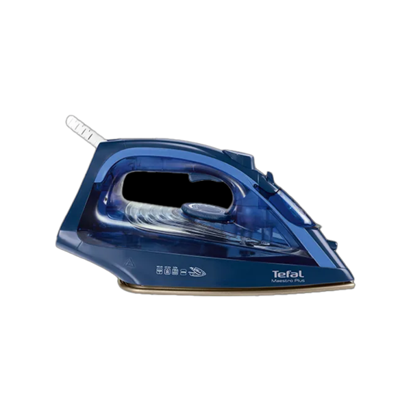 TEFAL Steam Iron, Non-stick Soleplate, Blue Print & White