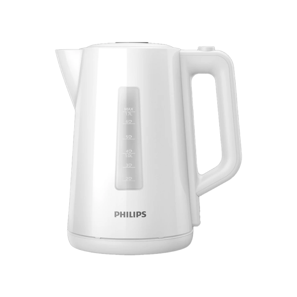 PHILIPS Kettle, Plastic,1.7L, Cordless, White