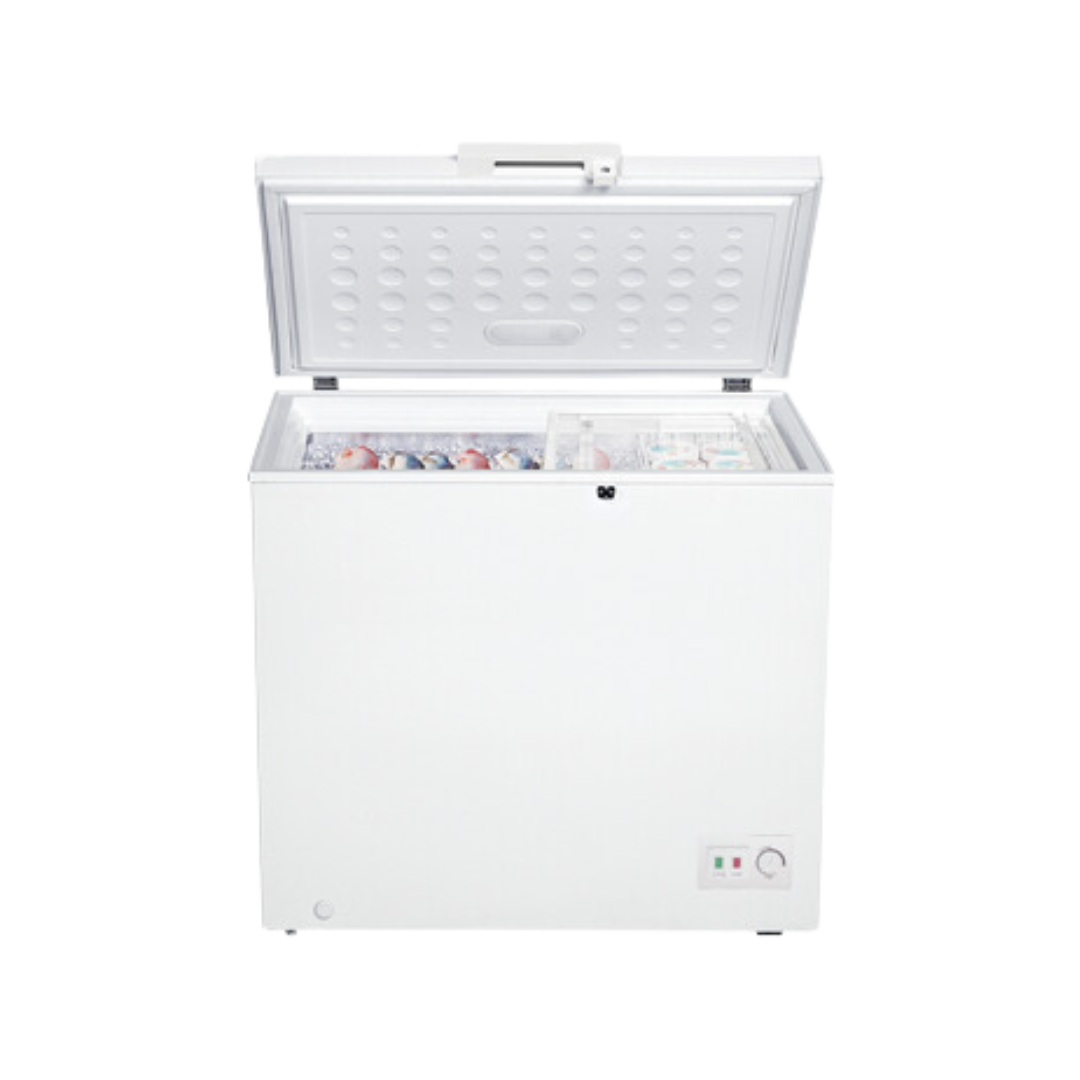 BEKO Chest Freezer, 200L, Aluminium Inner, White