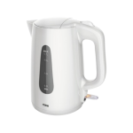 MIKA Kettle, 1.7L, Plastic, 360º  Cordless ,Concealed Element, Cream White