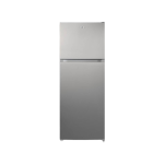 MIKA Fridge, 138L, 2 Door Top Mount Freezer Defrost (Direct Cool), Inox Line Brush