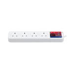 MIKA Multi Guard, 4 Way, with USB & Switch, Extension Plug 13 Amps