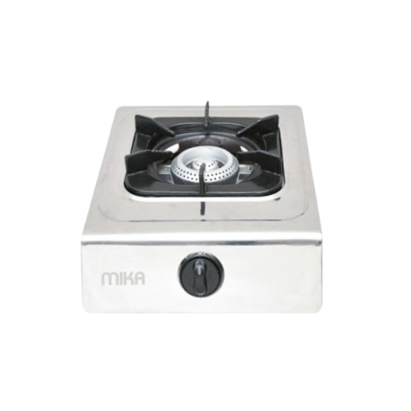 MIKA Gas Stove, Stainless Steel, Single Burner, Inox