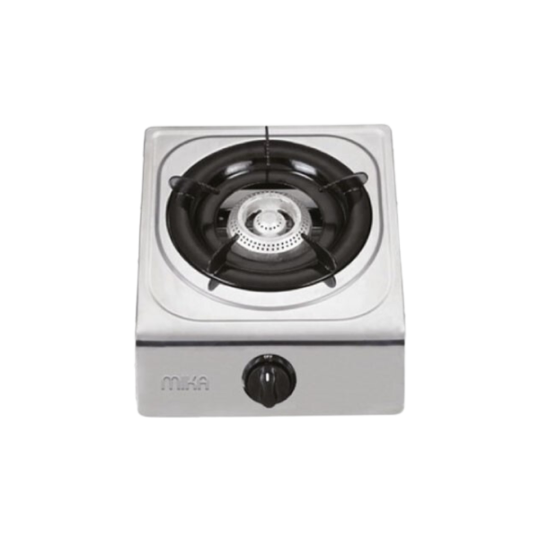 MIKA Gas Stove, Stainless Steel, Single Burner, Inox