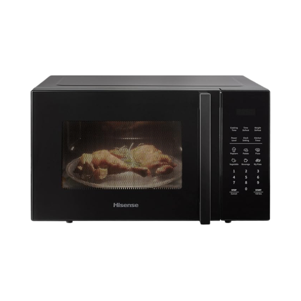 HISENSE Microwave Oven, 25L, Digital, With Grill (Combi), Black