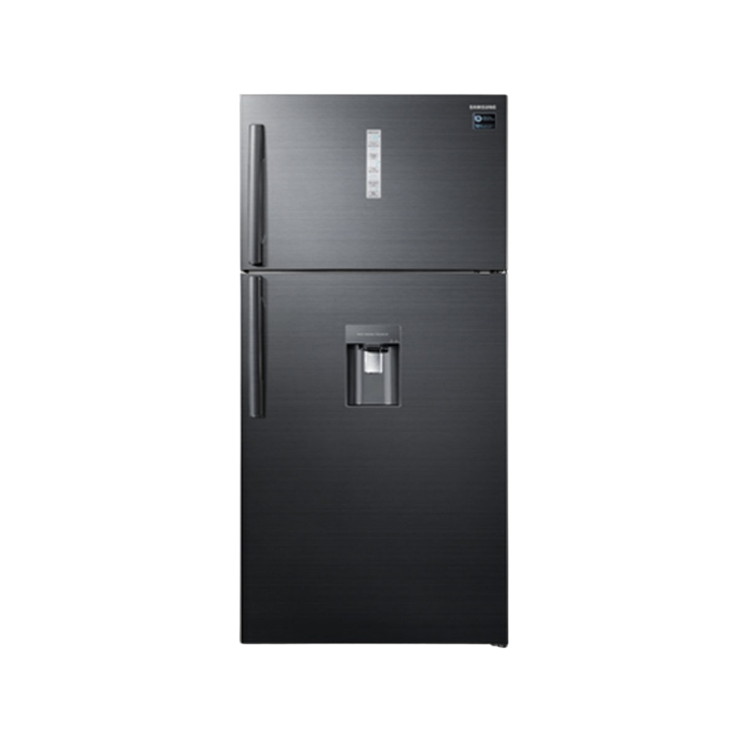 SAMSUNG Fridge, 618L, 2 Door Top Mount Freezer No Frost (Frost Free), Black Inox