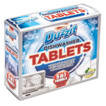 DUZZIT Dishwasher Cleaning Tablets 5 In 1 Formulae, Lemon Fragrance