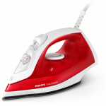 PHILIPS Steam Iron, Non-stick Soleplate, Red Rhino