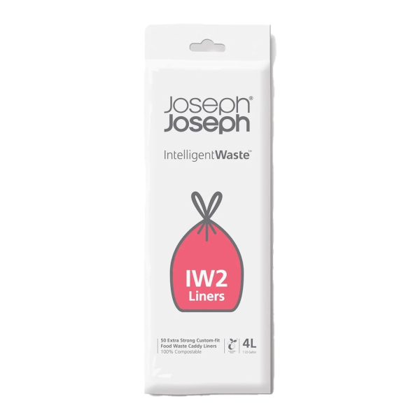 JOSEPH JOSEPH Iw2 4L Food Waste Liners 50 Pcs (White)