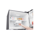 LG Fridge, 438L, 2 Door Top Mount Freezer No Frost (Frost Free), Silver