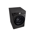 LG Washing Machine, 12Kg, Full Auto Front Load Wash Only, Matte Black