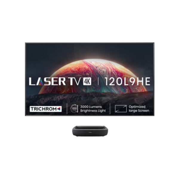 HISENSE 120” UHD TV, Black