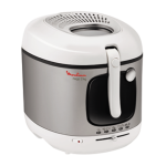 MOULINEX Deep Fryer, 3.3L, 2100W, Silver & White