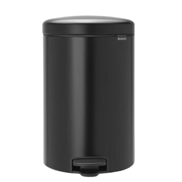 BRABANTIA Pedal Bin New Icon, 20L Matte Black