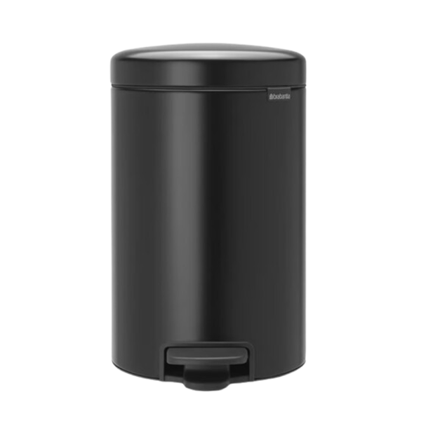 BRABANTIA Pedal Bin Newicon, 12L Matte Black