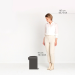 BRABANTIA Pedal Bin New Icon, 12L Platinum