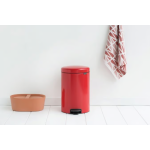 BRABANTIA Pedal Bin New Icon, 20L Passion Red