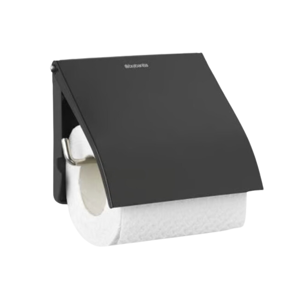 BRABANTIA Toilet Roll Holder Matte Black