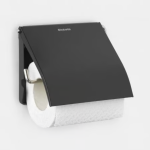 BRABANTIA Toilet Roll Holder Matte Black