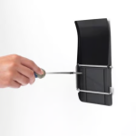 BRABANTIA Toilet Roll Holder Matte Black