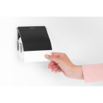 BRABANTIA Toilet Roll Holder Matte Black