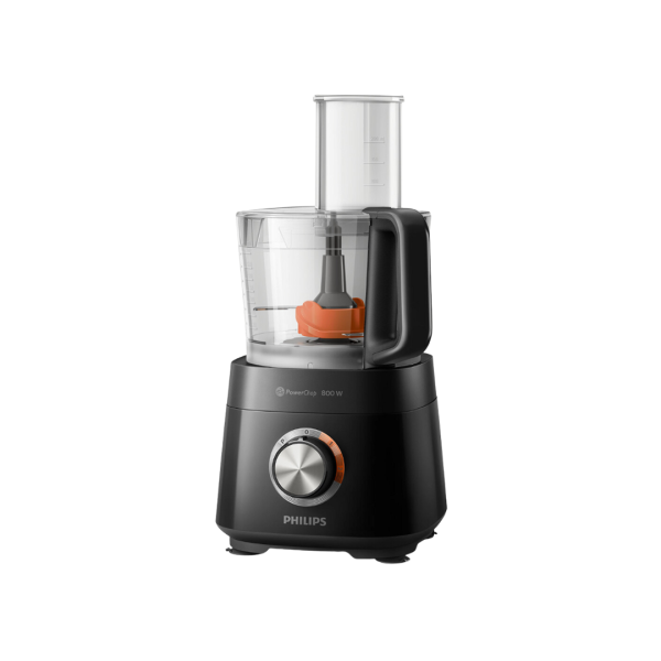 PHILIPS Food Processor, 2 in 1, 800W, 29 Functions. Fast feeding tube for minimal pre-cut