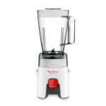 MOULINEX Table Top Blender, 1.75L, 2 in 1, with Grinder, 500W, White